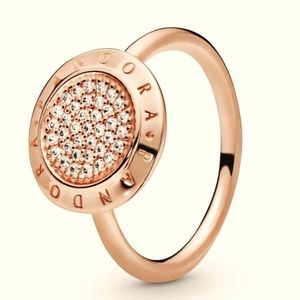 PANDORA Rose Signature Ring 56